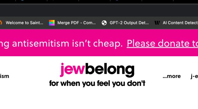“JewBelong”