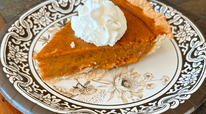 Seasonal recipes: Pumpkin pie