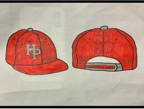 Drawing of a cap