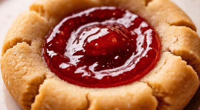 Jam thumbprint cookie review