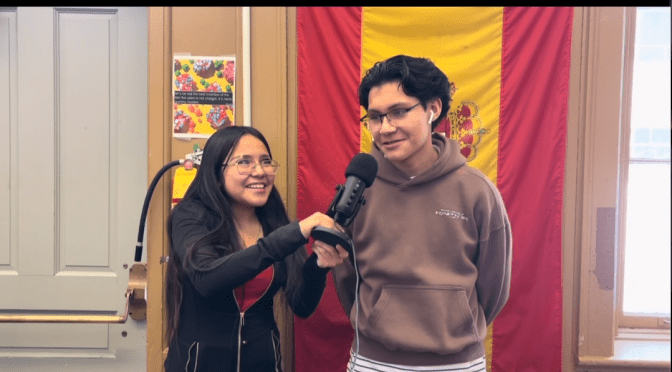 Asking People About Christmas Break