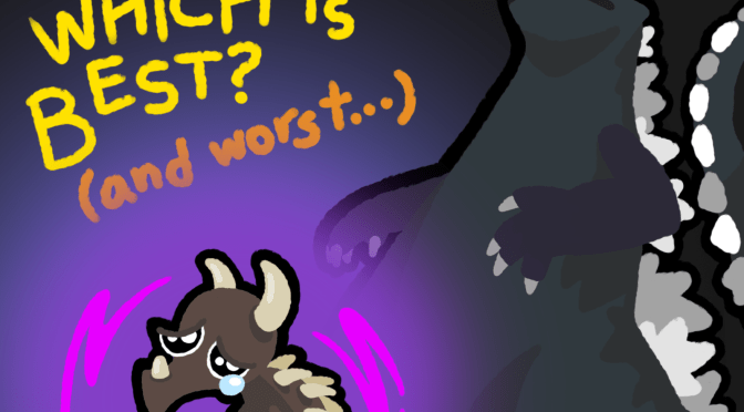 Ranking kaiju designs