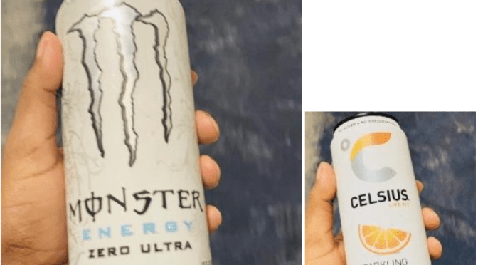 Rating different energy drinks