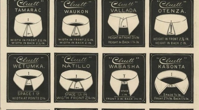 Image of chart depicting different types of collars from around the world